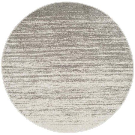 Safavieh 10 x 10 ft. Adirondack Power Loomed Round Area Rug, Light Grey ADR113C-10R